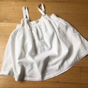 🎉HP🎉 Mini Boden white peasant top